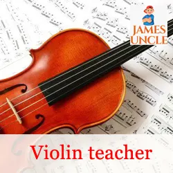 Violin teacher Mr. Parthasarathi Dey in Barisha